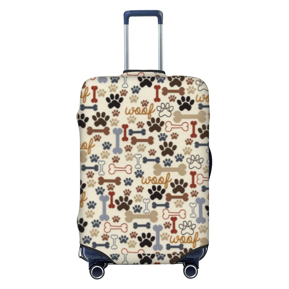 Unisex hard-shell cabin trolley with vintage travel illustration, 360° swivel wheels and telescopic handle Stornfield