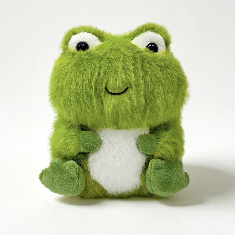 Plush Sitting Dino Cuddler with Ultra-Soft Faux Fur and Embroidered Face Stornfield