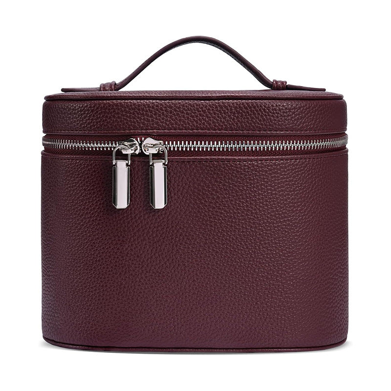 Cosmetic storage bag with elegant design and sturdy carrying handle Stornfield
