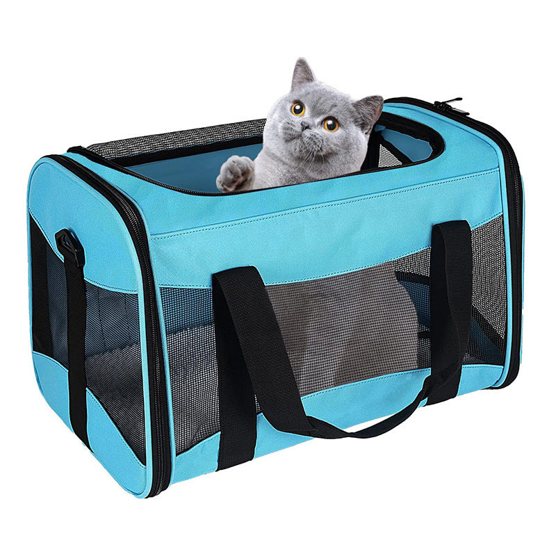 Pet carrier bag with breathable mesh windows Stornfield