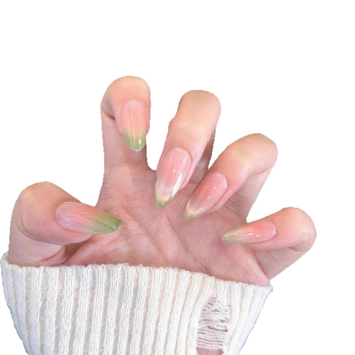 Decorative Press-On Nail Art Set with Cute Bow Accents Stornfield