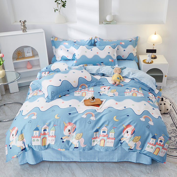 Checked Pattern Bedding Set