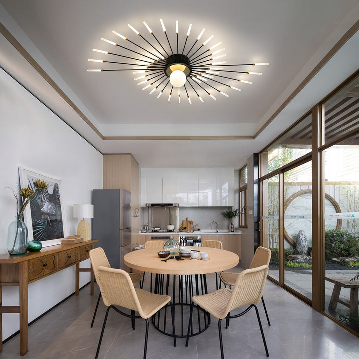 Starburst Ceiling Light Fixture