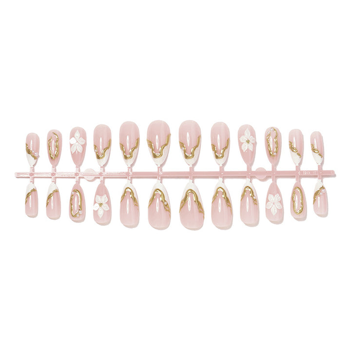 Elegant Floral Design Press-On Nails Stornfield