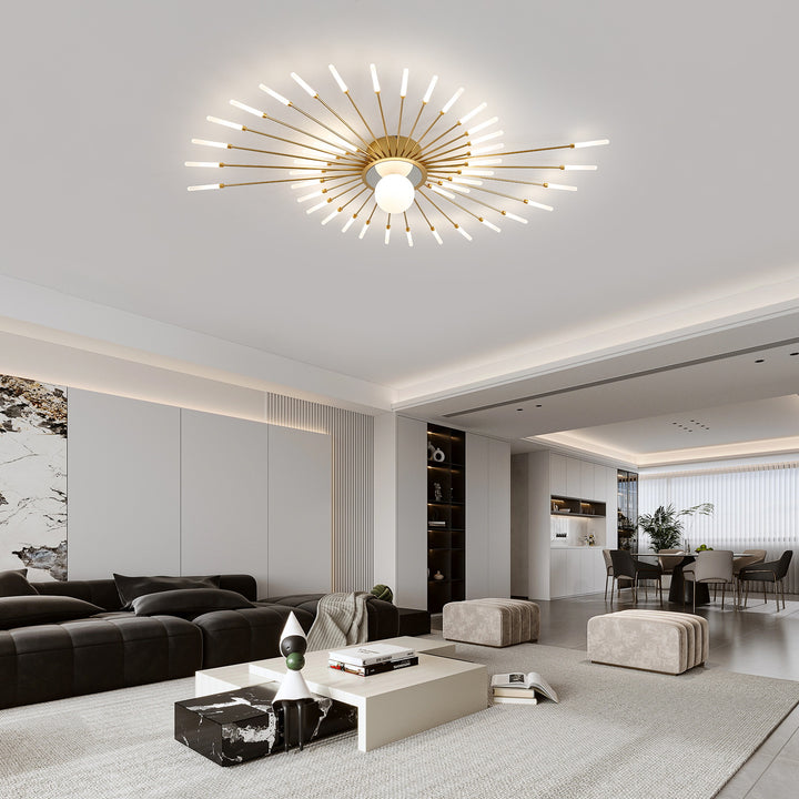 Starburst Ceiling Light Fixture