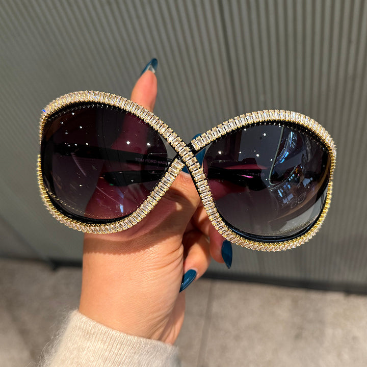 Ladies Trendy Sunglasses with Sparkling Crystal Decor Stornfield