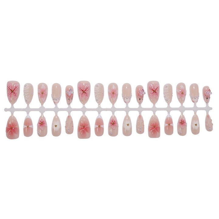 Decorative Floral Press-On Nail Art Set Stornfield 1788495790