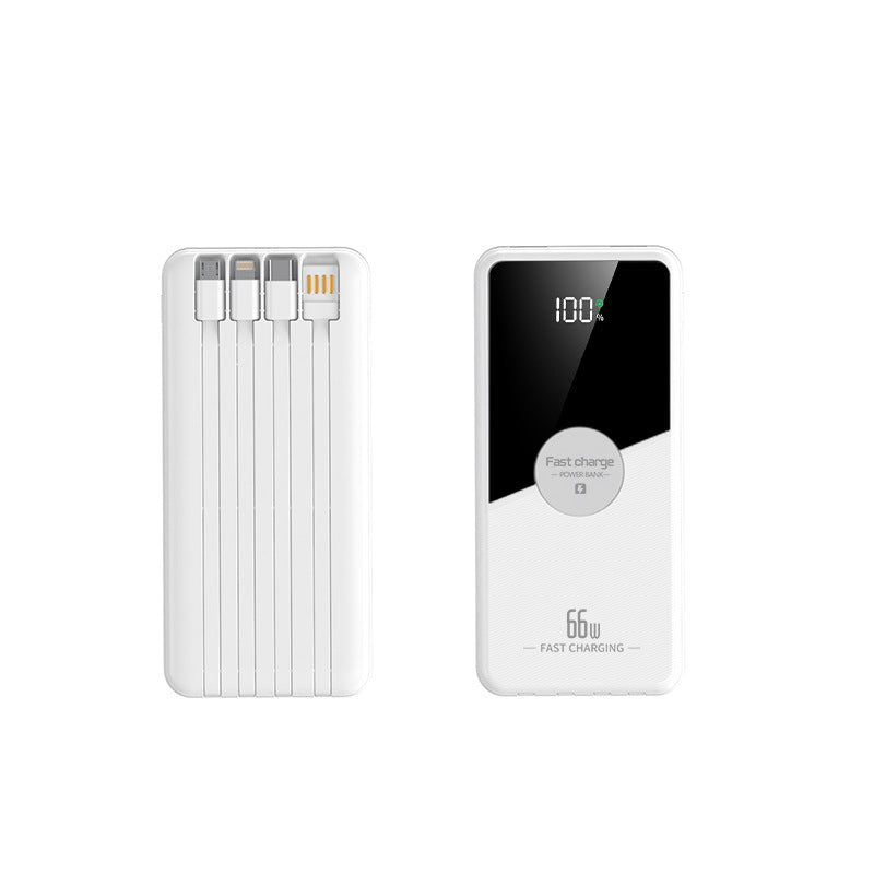 Portable power bank with integrated cables and fast charging function Stornfield