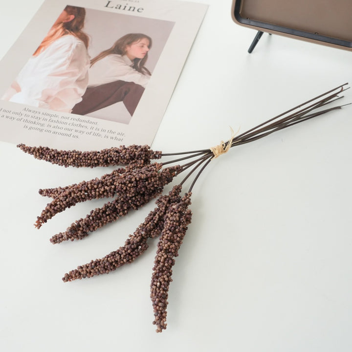 Decorative Natural Grain Floral Stem