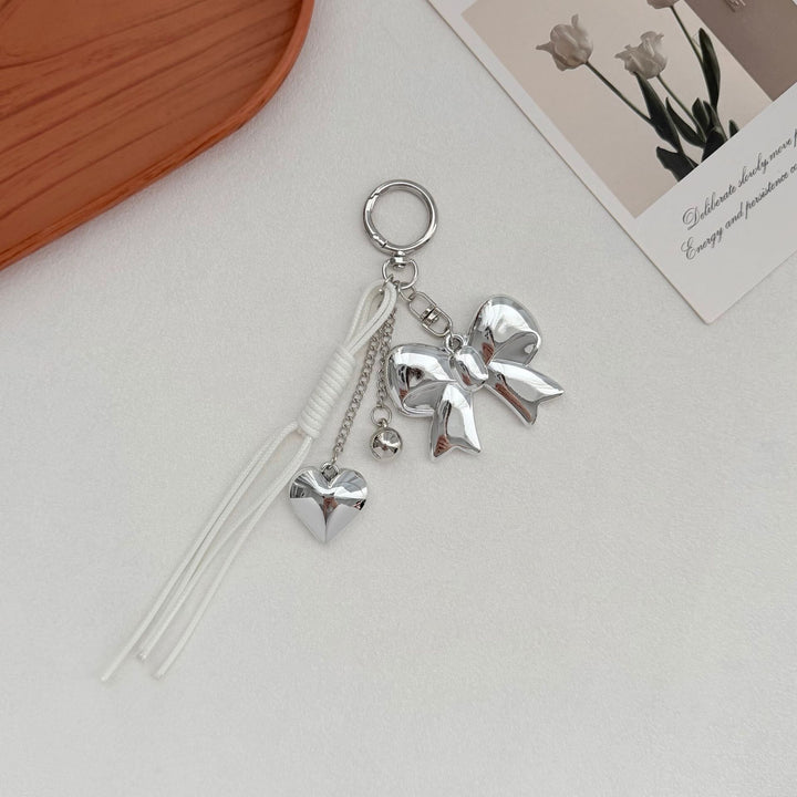 Elegant Bow Charm Keychain Stornfield