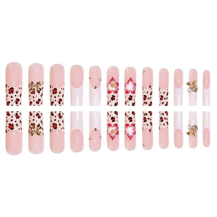 Artistic 3D Floral Press-On Nail Extensions Stornfield