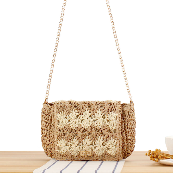 Handbag in Braided Flower Pattern Stornfield