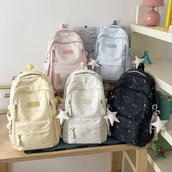 Stylish Love-Embellished Backpack Stornfield