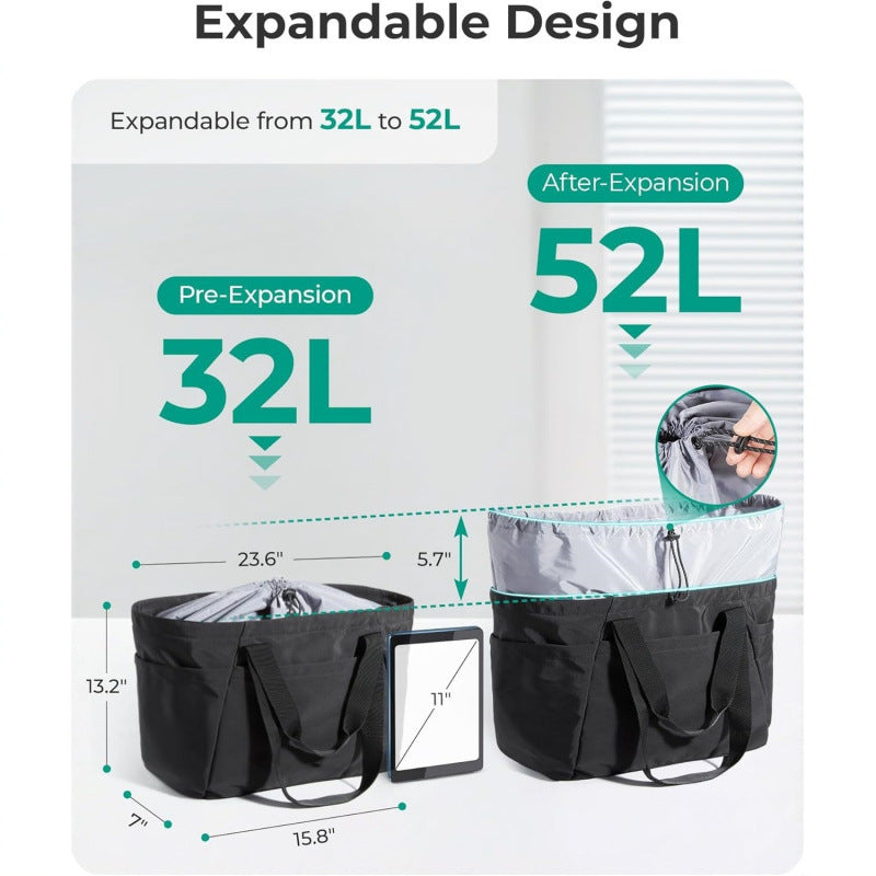 Multifunctional tote bag with practical compartment design Stornfield