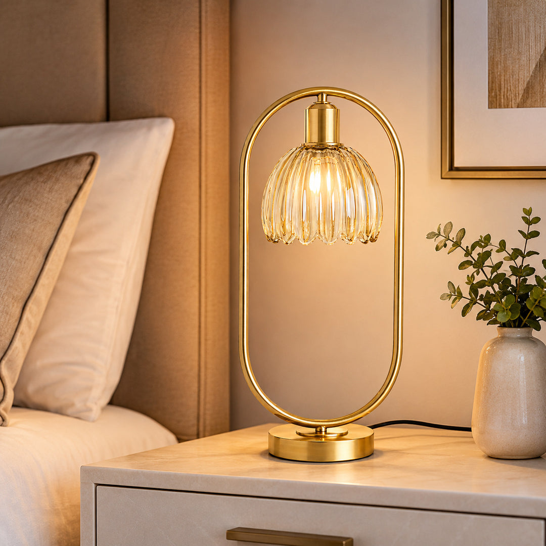 Modern Crystal Globe Table Lamp