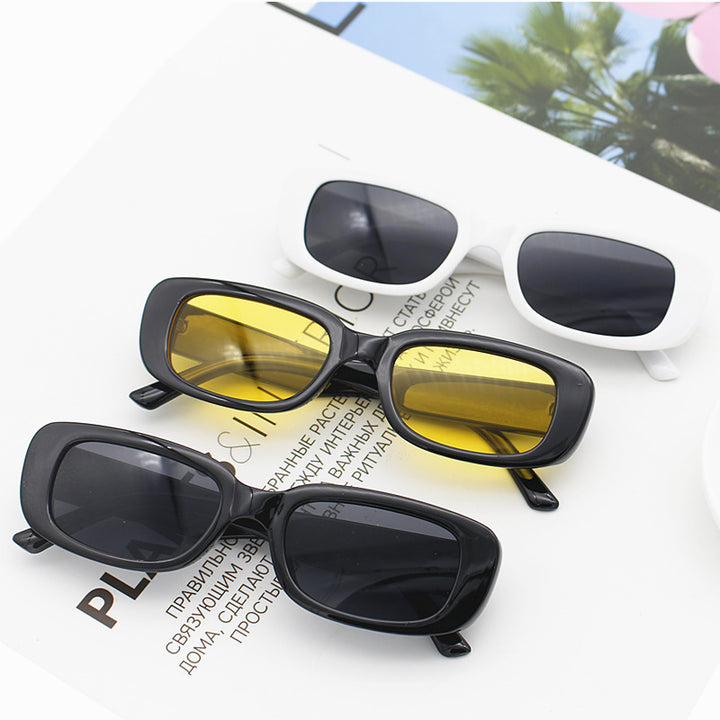Women's stylish retro sunglasses with rectangular frame Stornfield