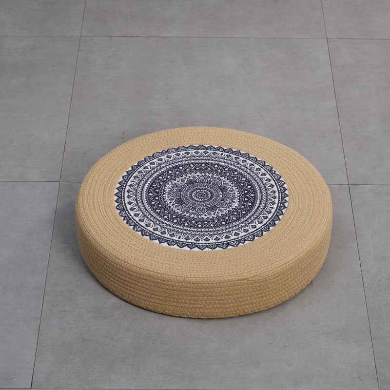 Beef Artificial Leather Pouf Stornfield