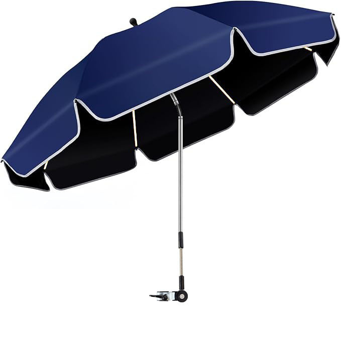 Women’s sturdy beach sunshade umbrella with adjustable mounting system Stornfield