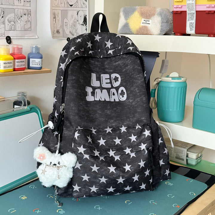 Multifunctional Star-Print Backpack