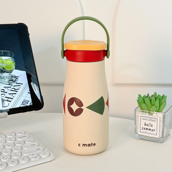 Ladies Insulated Drinking Bottle with Practical Carry Strap Stornfield