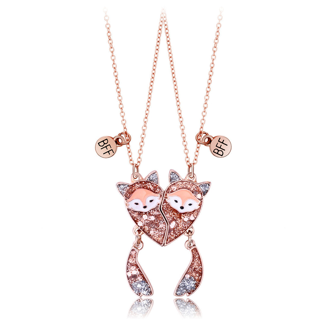 Best Friends Fox Pendant Necklace Stornfield