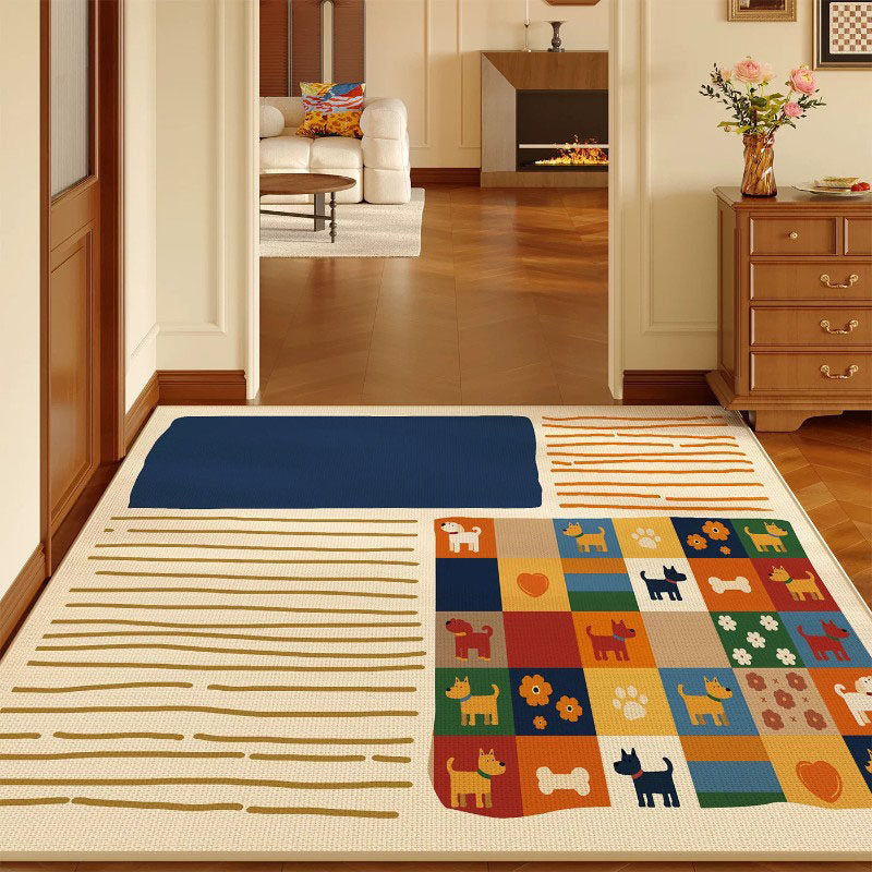 Decorative Pet-Themed Area Rug