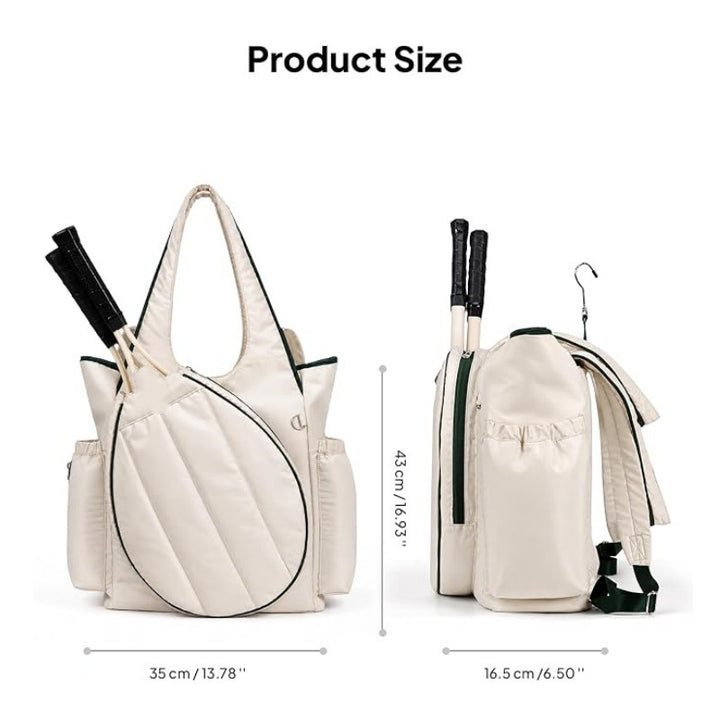 Versatile Quilted Tennis Tote Stornfield