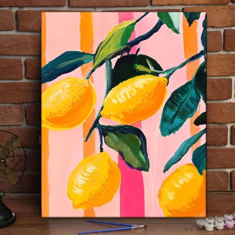 Peach Blossom Decorative Canvas Art Print Stornfield