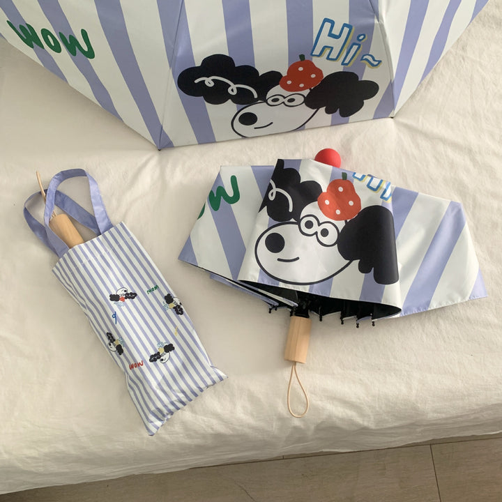Ladies creative foldable umbrella with playful animal design Stornfield