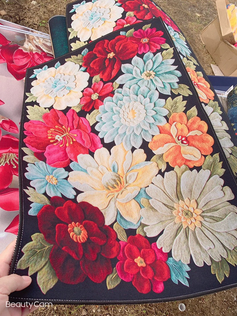 Floral Design Area Rug Stornfield