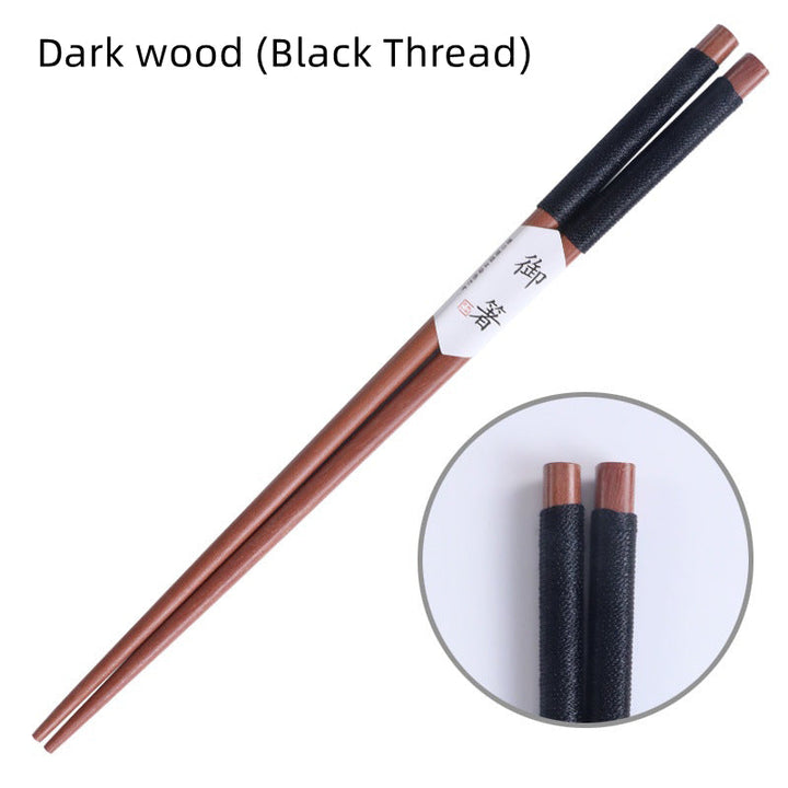 Japanese Handcrafted Wooden Chopsticks with Decorative Thread | Stornfield