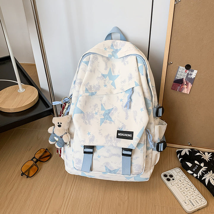 Fun Star-Patterned Backpack Stornfield