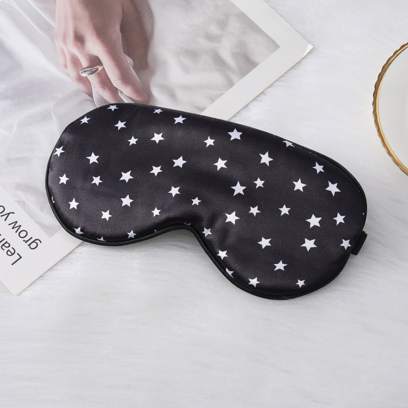 Women nan silky-soft contoured sleep mask with comfort padding and star pattern Stornfield