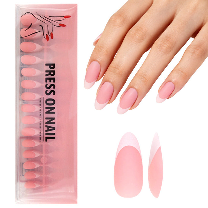 Artificial nails with elegant French cut Stornfield
