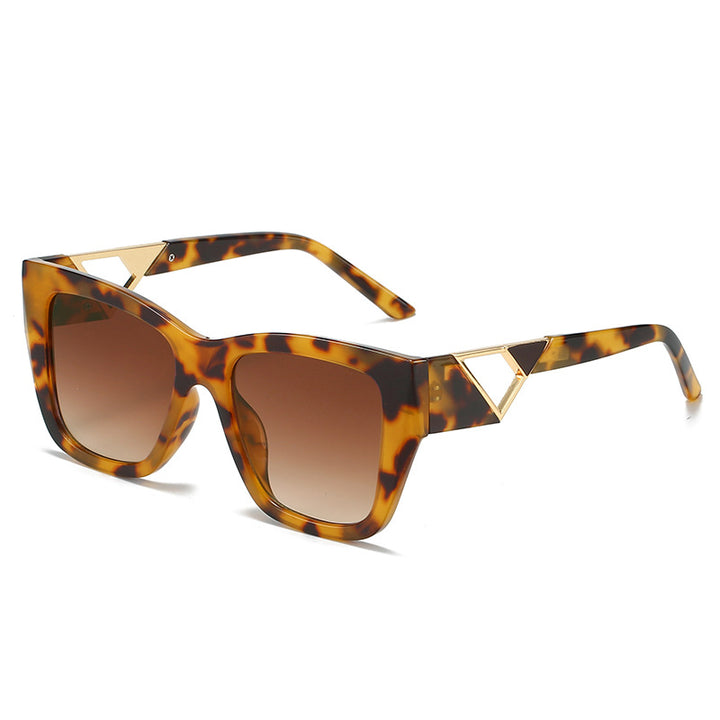 Women's Oversized Sunglasses with Modern Geometric Design and Elegant Metal Accent Stornfield
