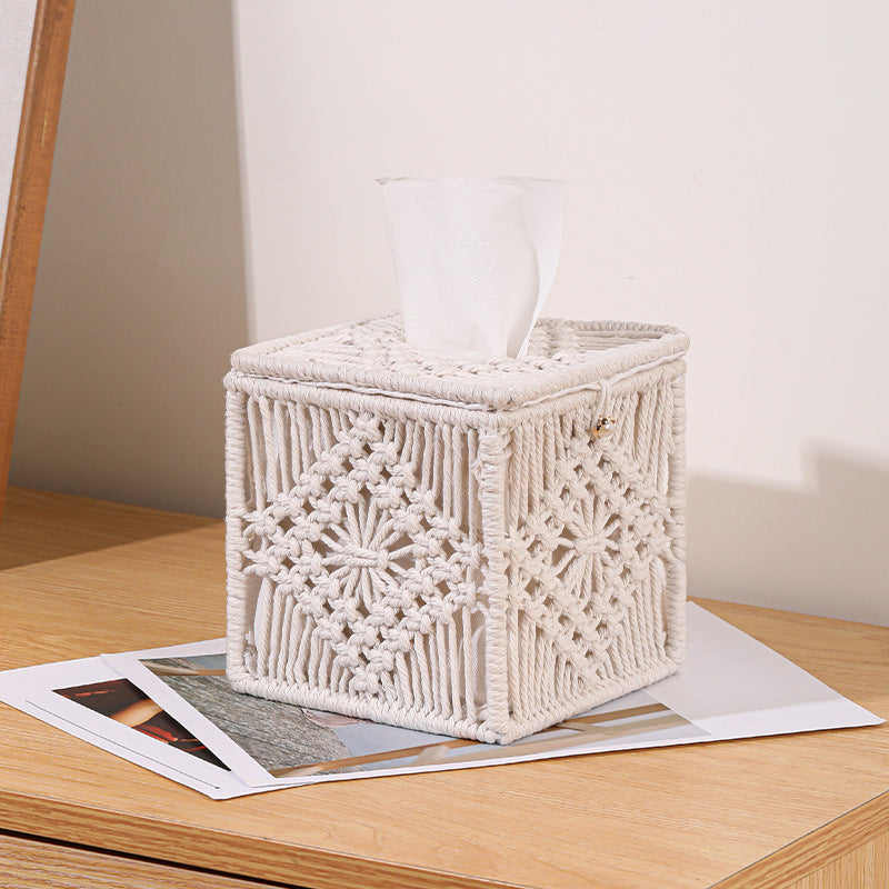 Handcrafted cotton cloth basket Stornfield