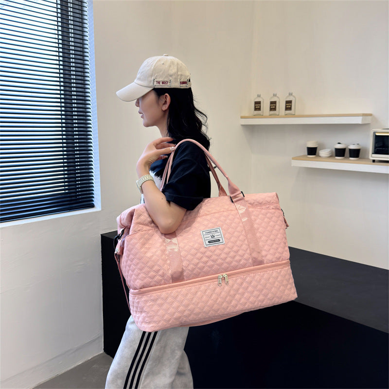 Quilted Travel Weekender Bag