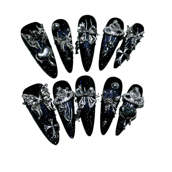 Premium Gothic Decorative Nail Art Set