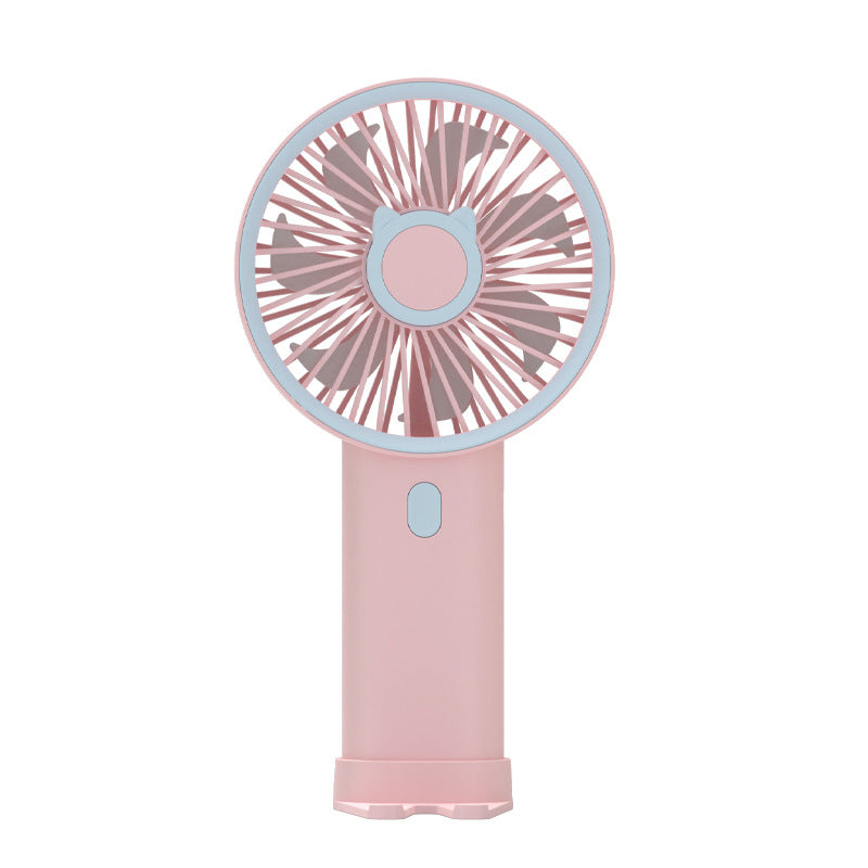 Women portable cat motif fan Stornfield