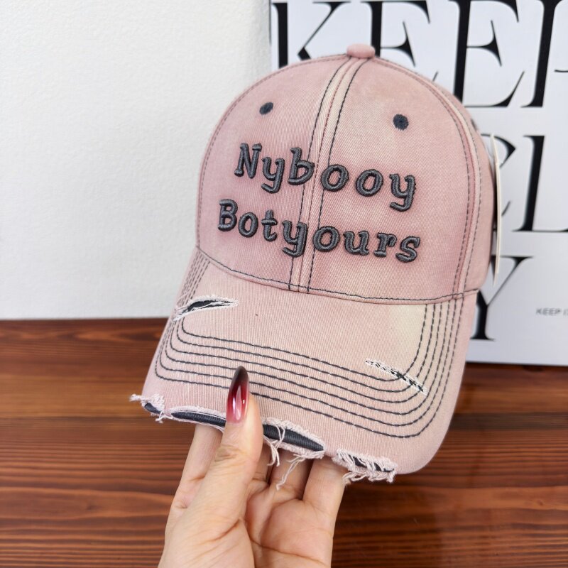 Women's Distressed Adjustable Baseball Cap Stornfield
