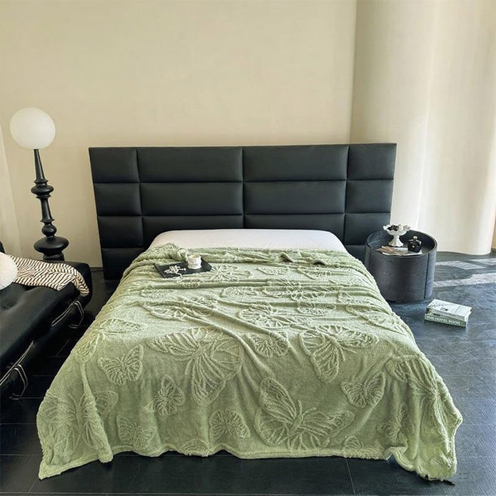 Ladies Luxurious Bedspread with Butterfly Pattern Stornfield
