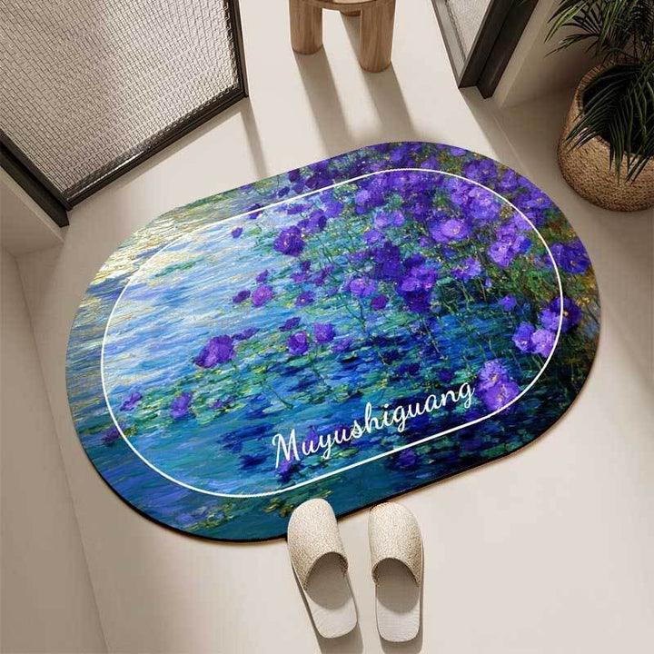 Artistic Floral Decor Rug