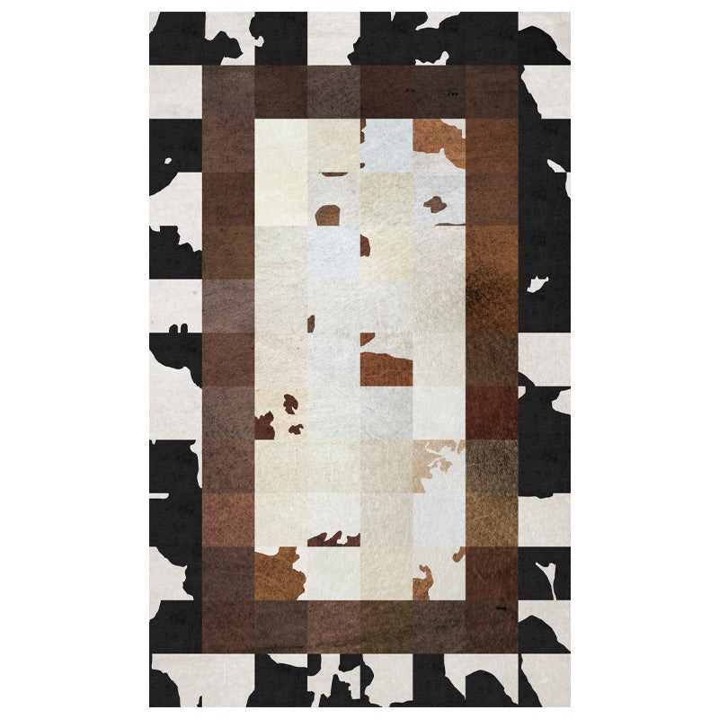 Textured Geometric Area Rug