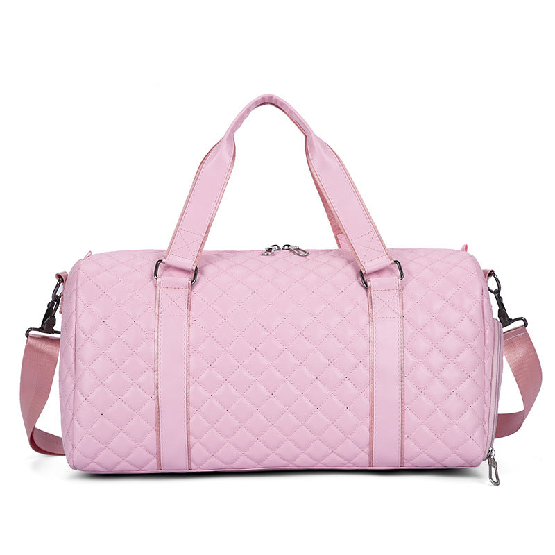 Quilted Travel Duffle Bag