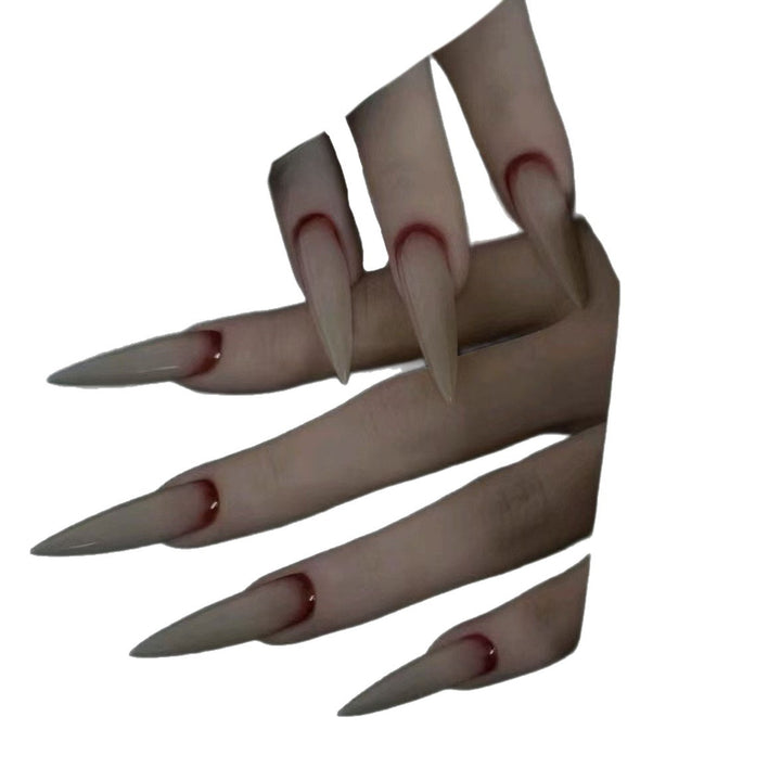 Stiletto Nail Extensions with Ombre Accent Stornfield