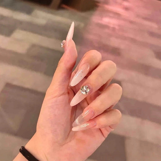 Glamorous Rhinestone-Embellished Press-On Nails Stornfield 1787394764