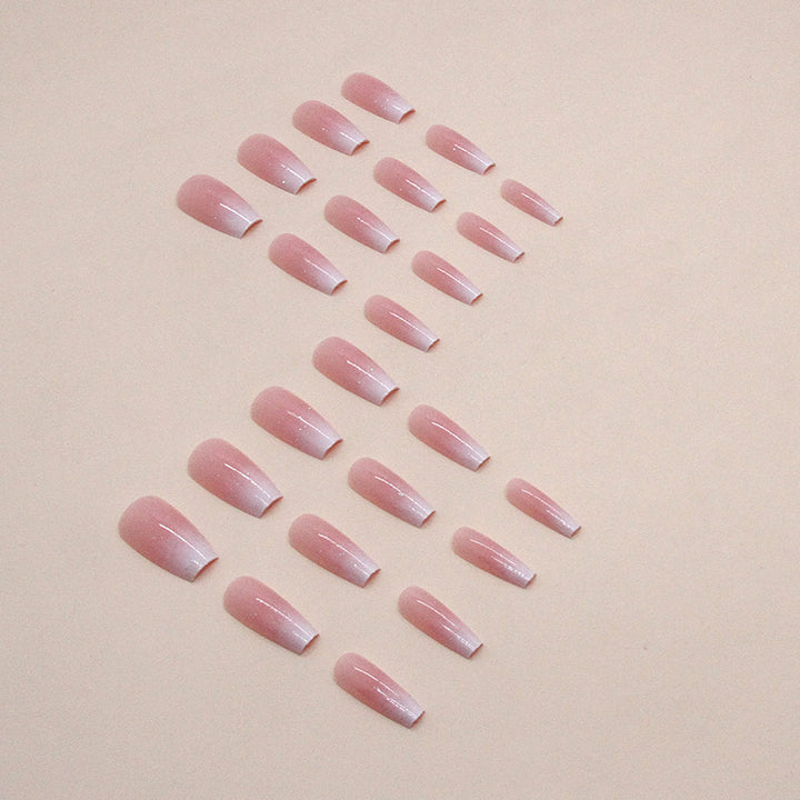Artistic Press-On Nail Set with Celestial Design Stornfield