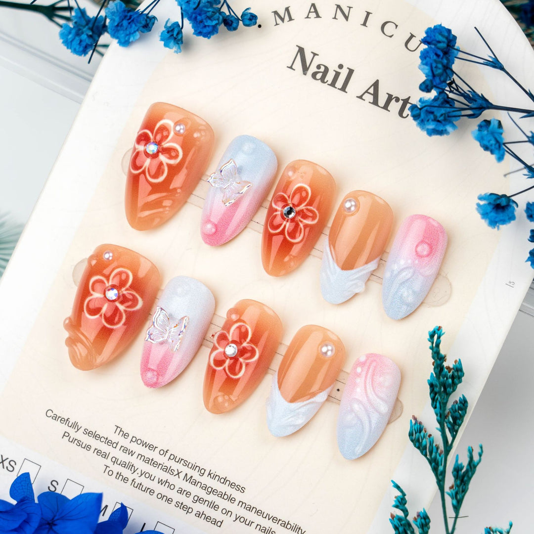 Handmade Decorative Press-On Nails
