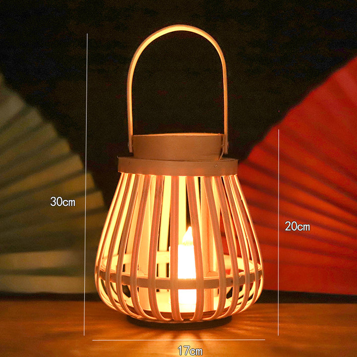 Handmade Lantern Made Of Natural Materials Stornfield