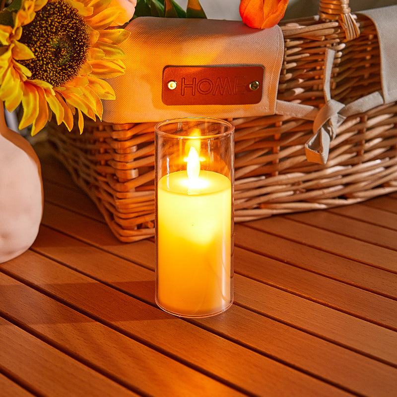 LED Wax Candle in Modern Design Stornfield